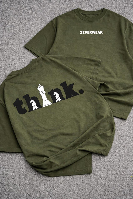 Checkmate - Olive Green Tee