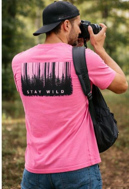 Stay Wild - Pink Tee