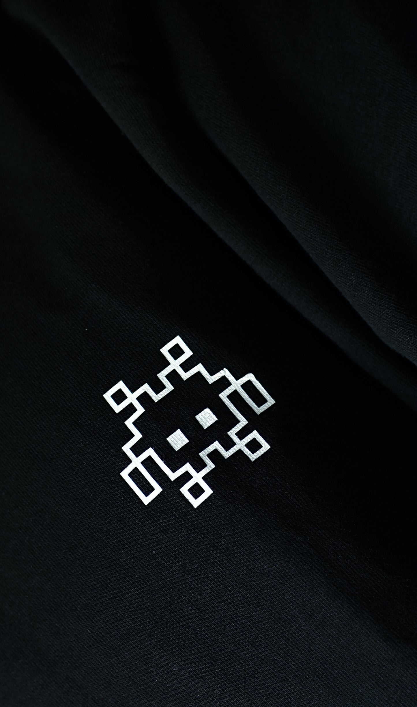 Cosmic Frontier - Space Station Odyssey Black Oversized Tee