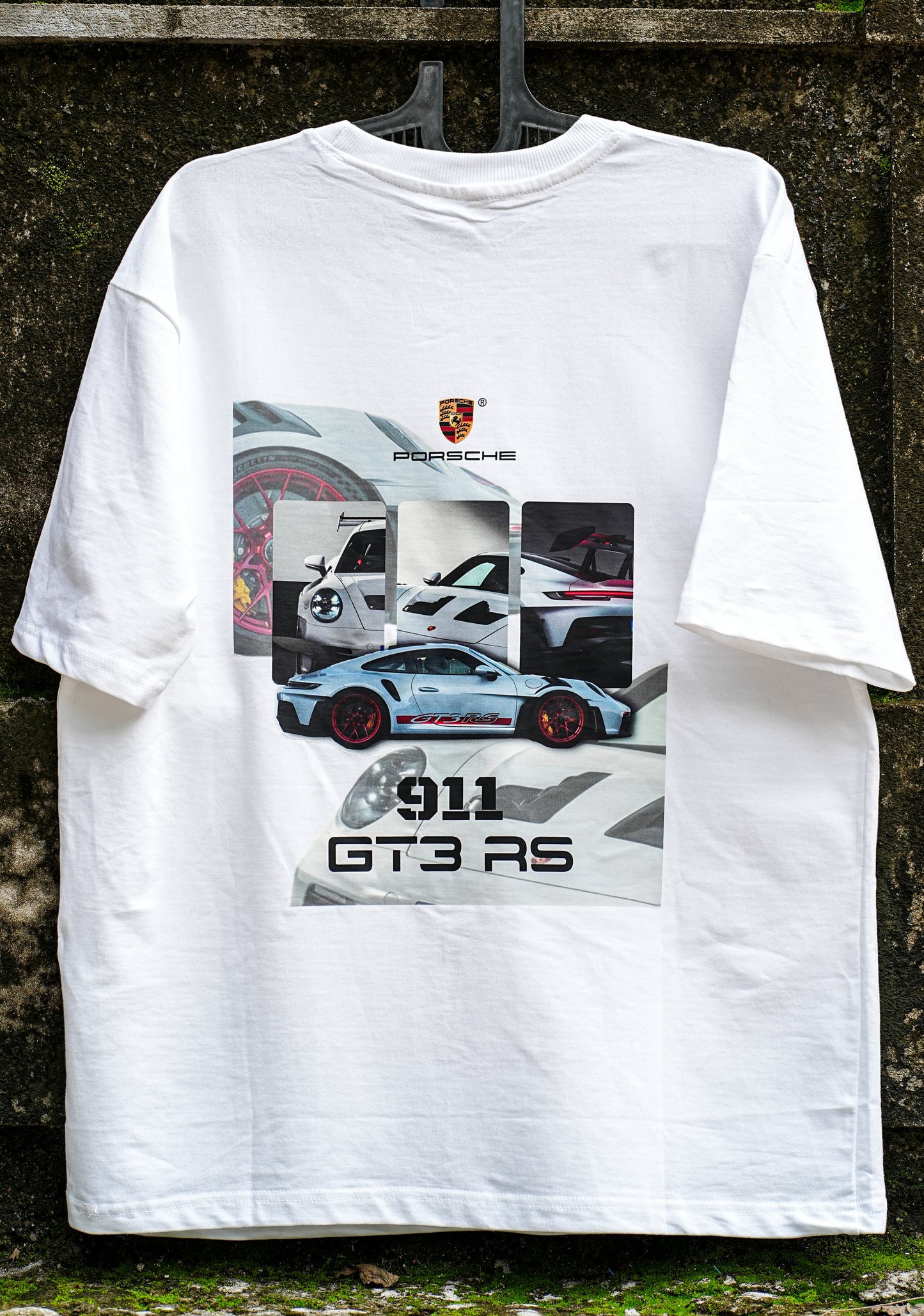 GT3 RS Drive - Porsche Edition White Oversized Tee