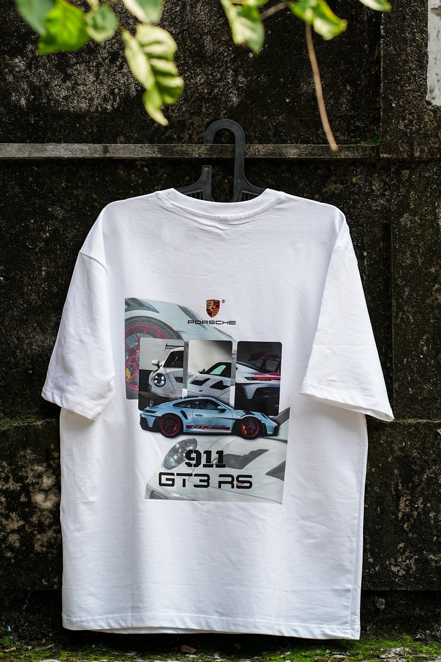 GT3 RS Drive - Porsche Edition White Oversized Tee