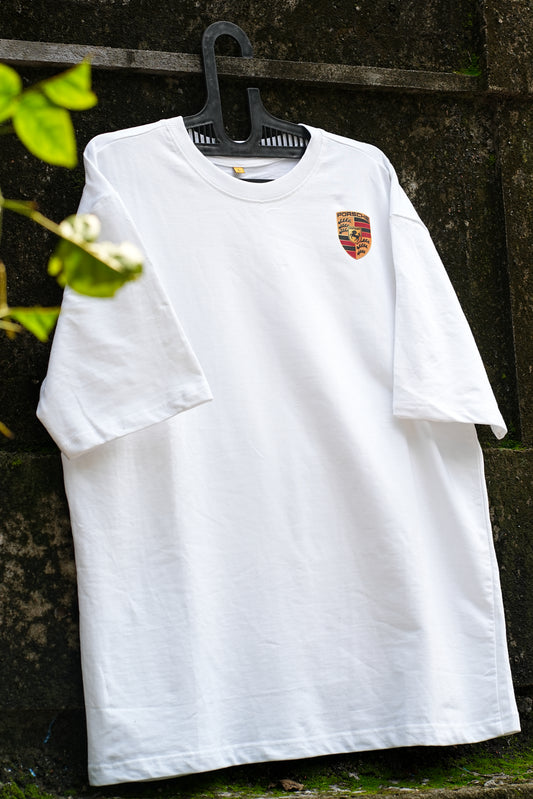 GT3 RS Drive - Porsche Edition White Oversized Tee