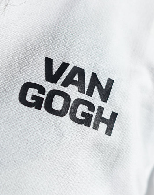 Starry Dreams - Van Gogh 1889 Art White Oversized Tee