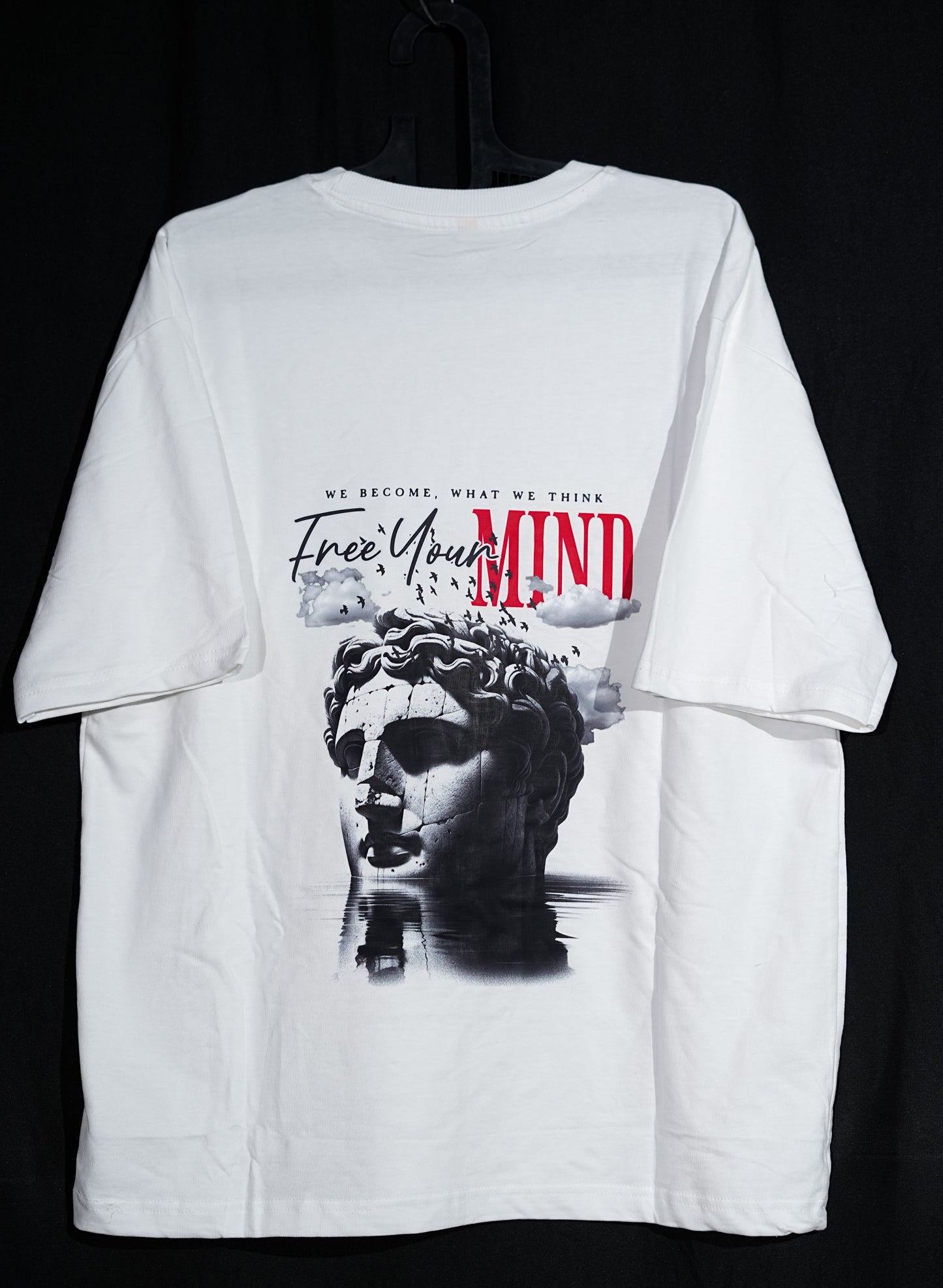 Cloud State - Free Your Mind White Oversized Tee