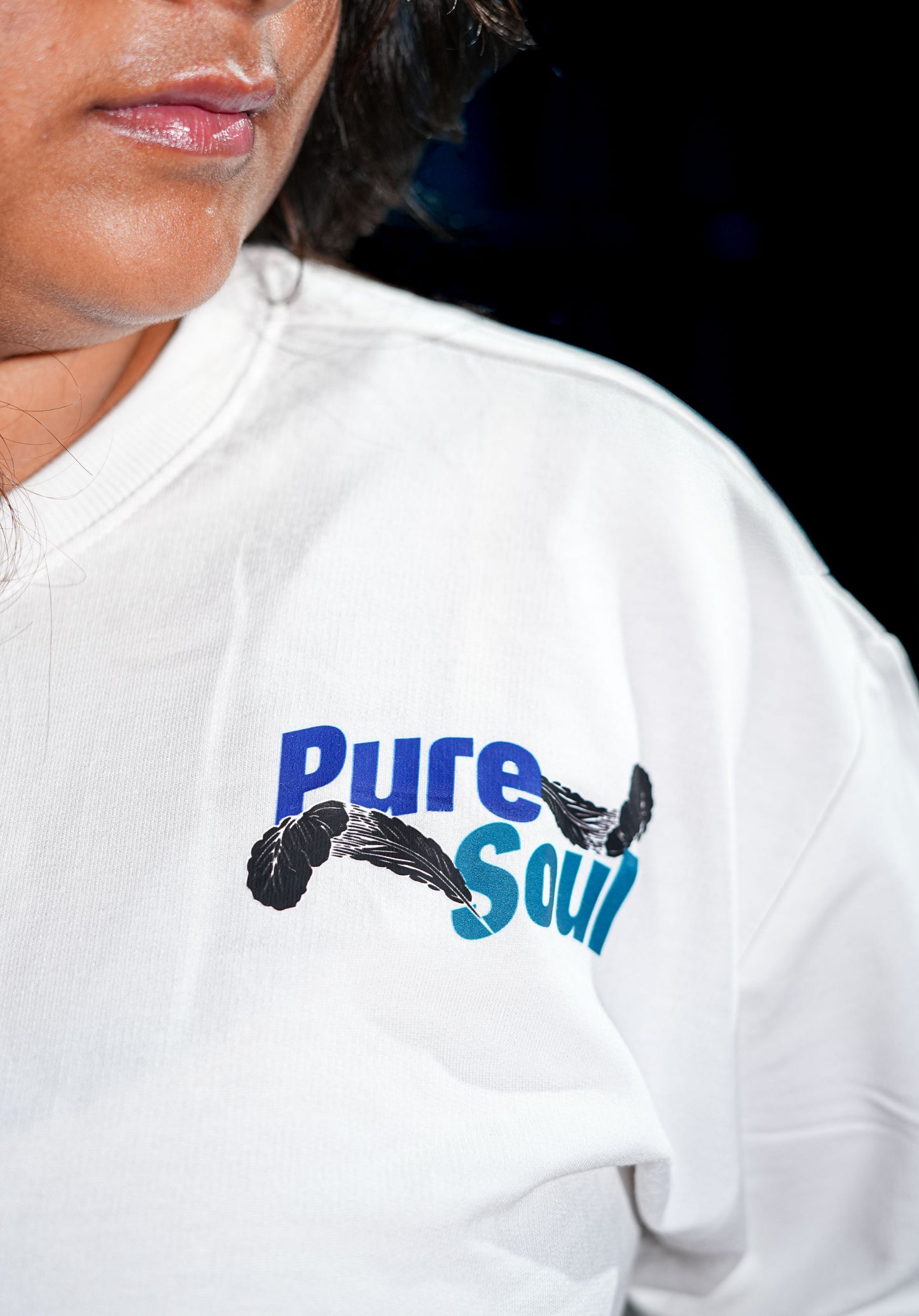 Pure Wings - Angelic Energy White Oversized Tee