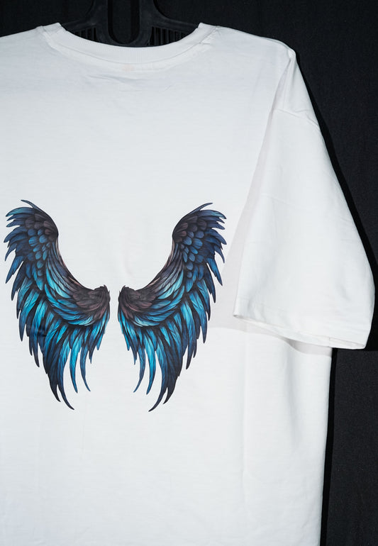 Pure Wings - Angelic Energy White Oversized Tee