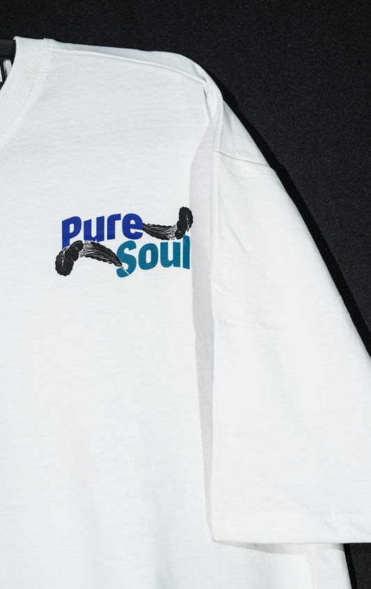 Pure Wings - Angelic Energy White Oversized Tee