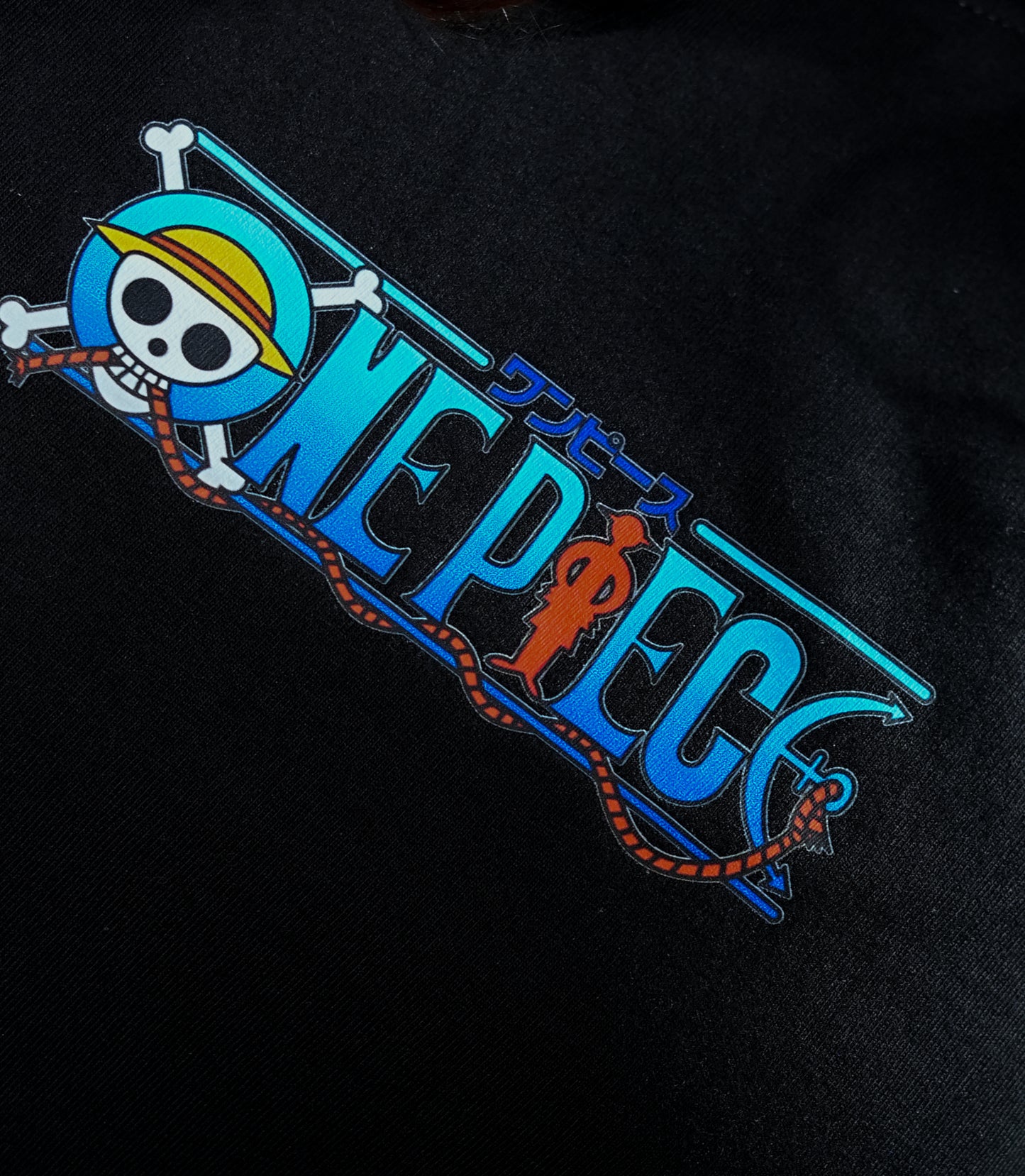 Gear 5 Awakening - One Piece Luffy Black Oversized Tee