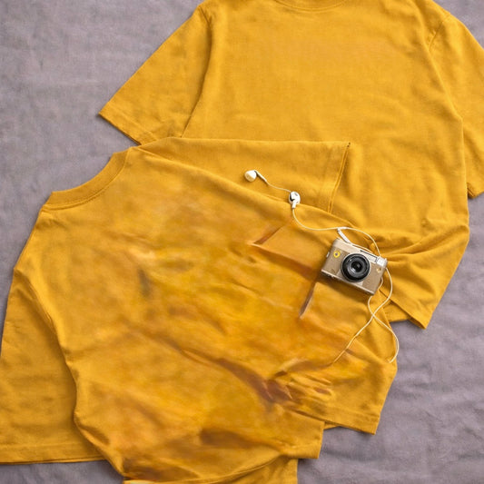 Essential Plain Tee - Tan Yellow