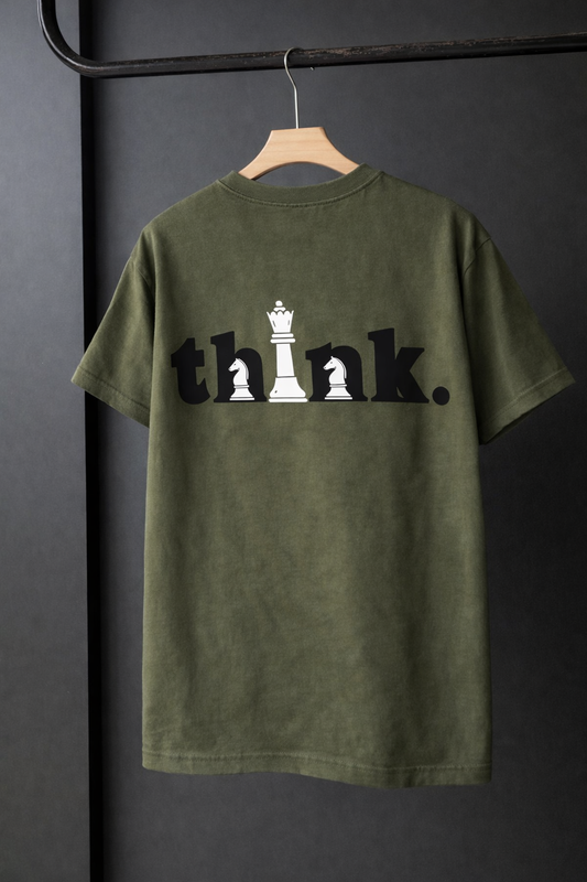 Checkmate - Olive Green Tee