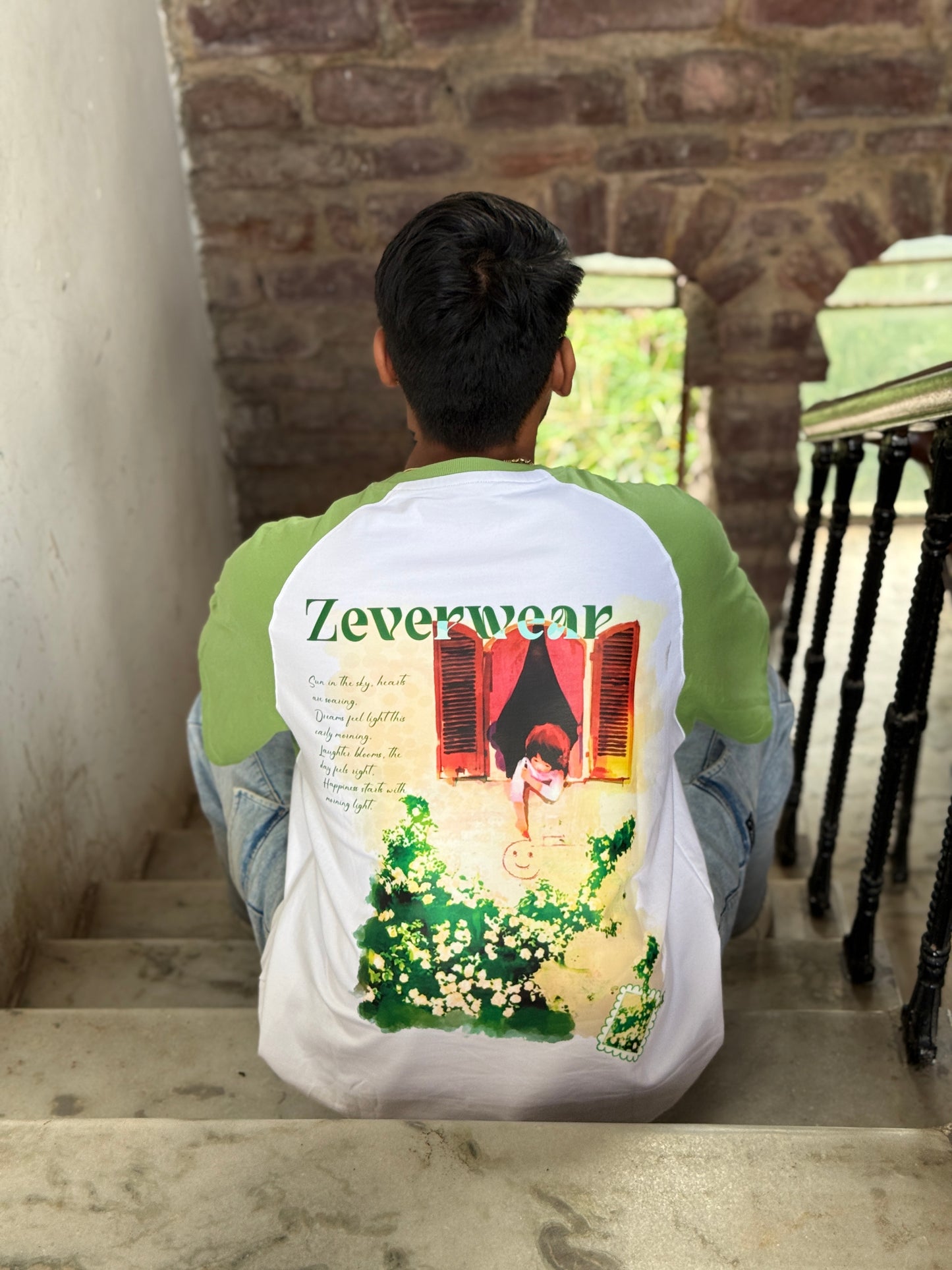 Happy Morning Raglan Tee