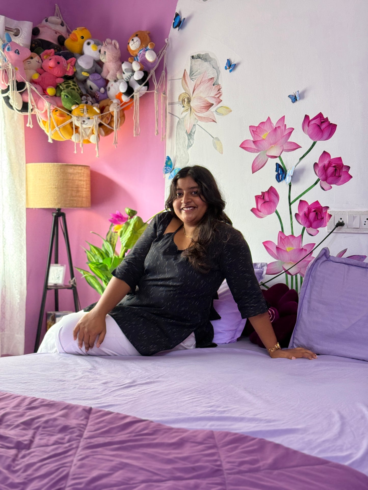 Tie up Corset Black Kurti