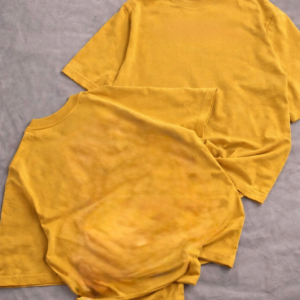Essential Plain Tee - Tan Yellow