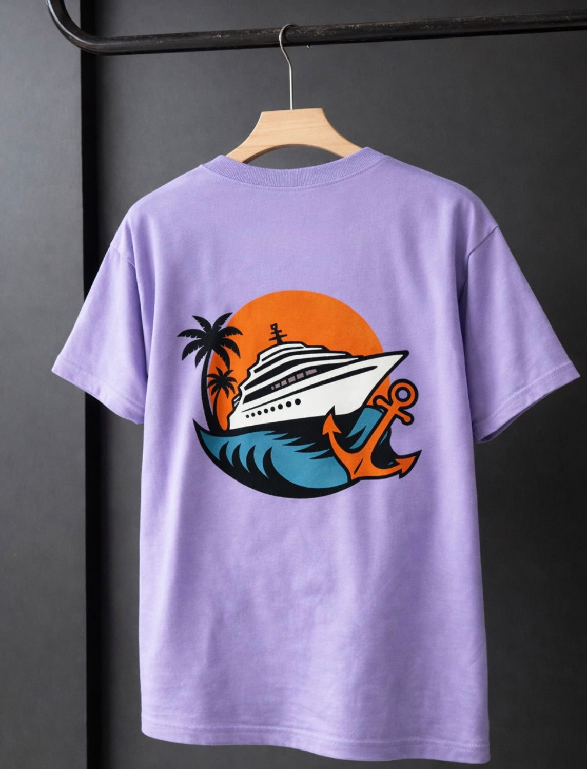 Anchor Cruise - Lavender Tee