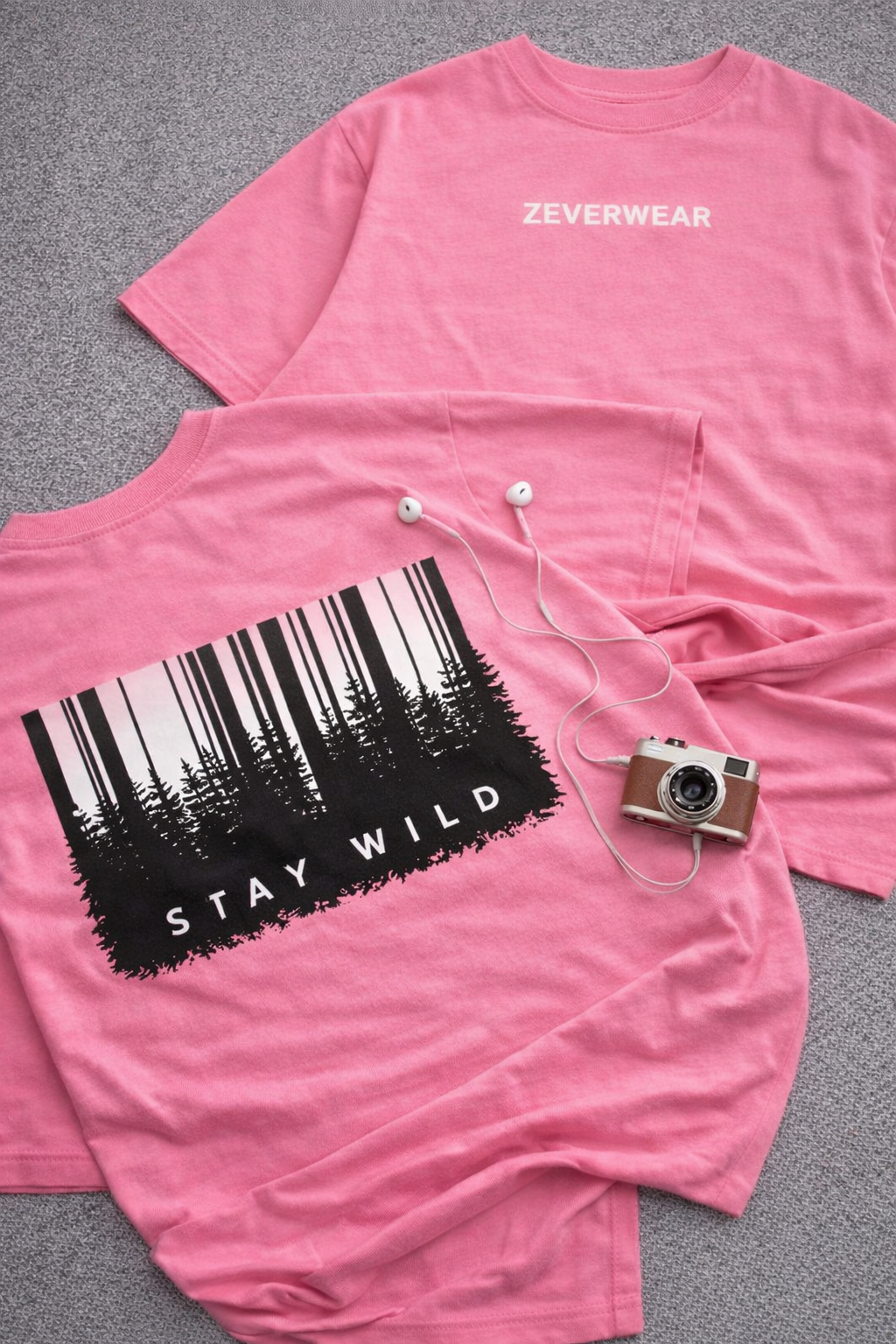Stay Wild - Pink Tee