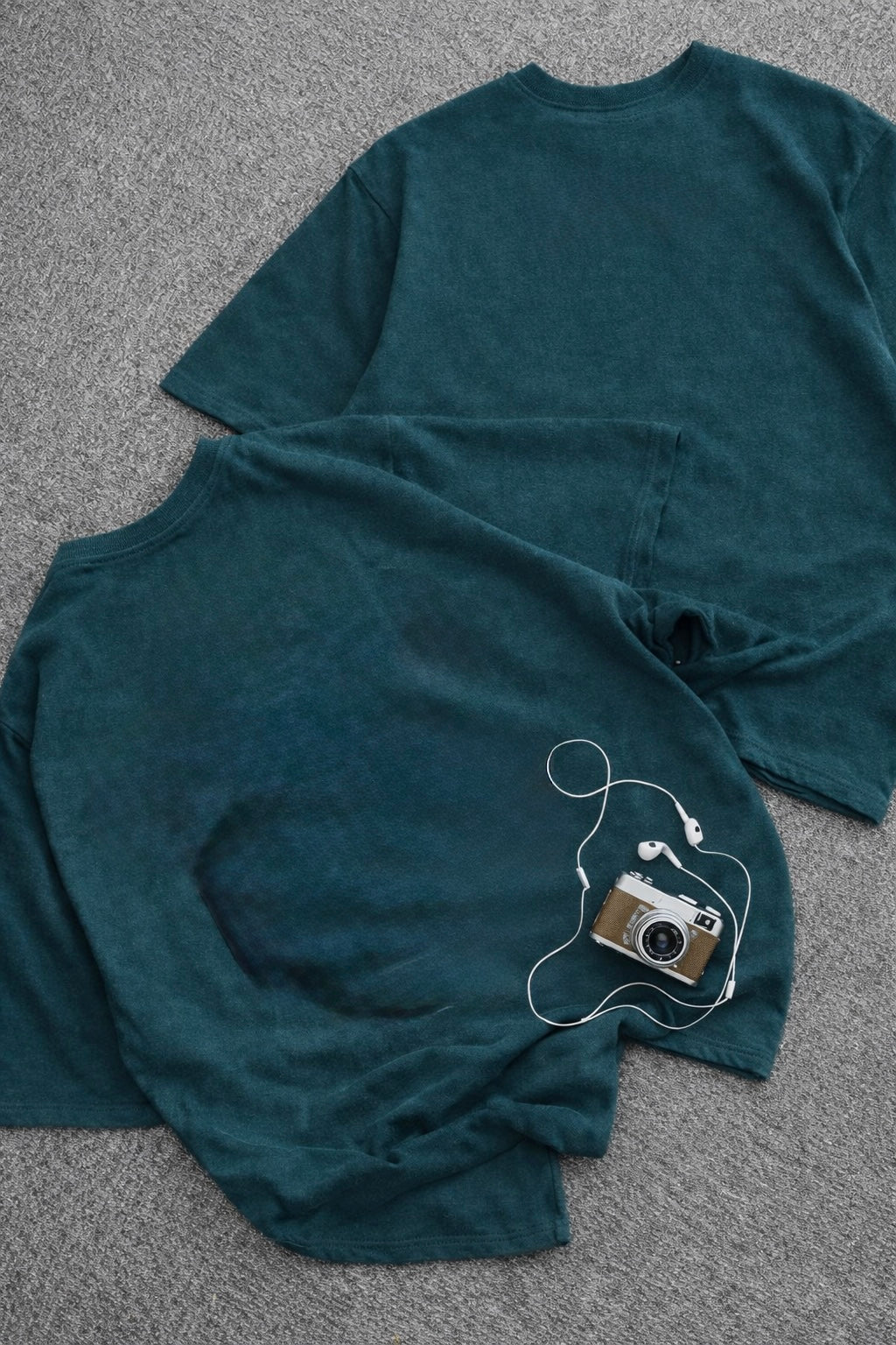 Essential Plain Tee - Petrol Blue