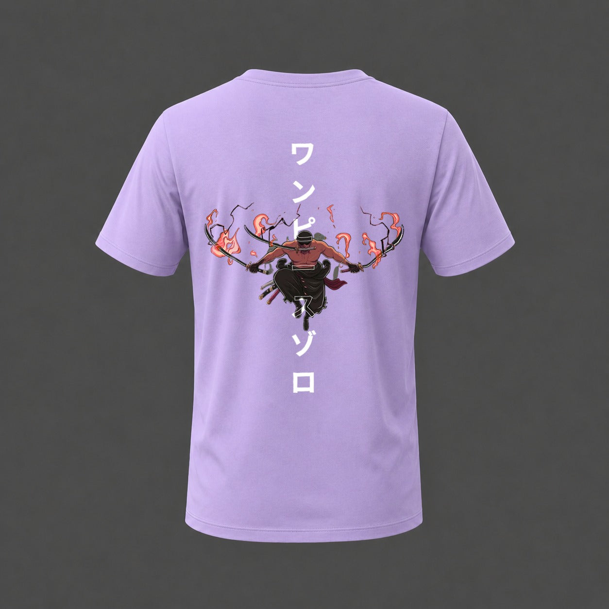 Anime  T-Shirt – Lavender | 180 GSM Premium Cotton