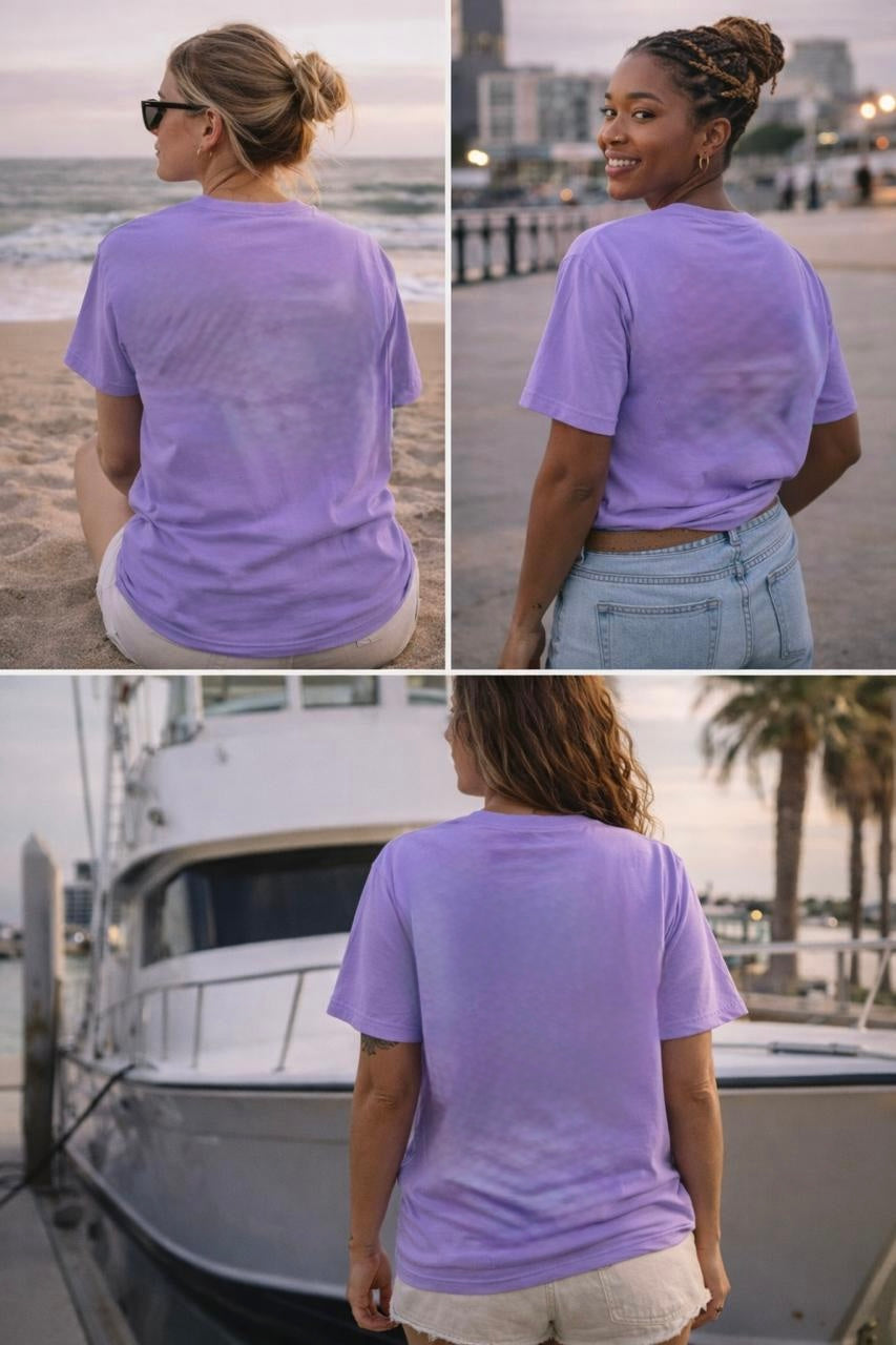 Essential Plain Tee - Lavender